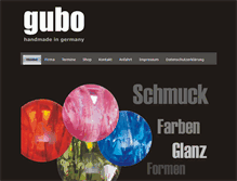 Tablet Screenshot of gubonet.de